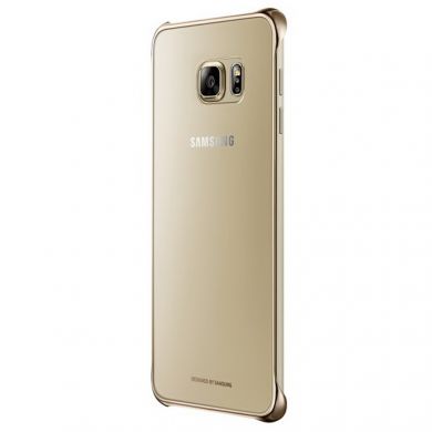 Чохол Clear Cover для Samsung Galaxy S6 edge+ EF-QG928CBEGRU - Gold