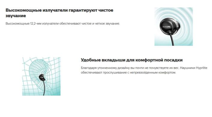 Гарнитура Philips SHE4205BK/00