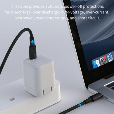 Кабель DEVIA EC317 Smart Series Type-C to Type-C 100W (5A, 1.5m) - White