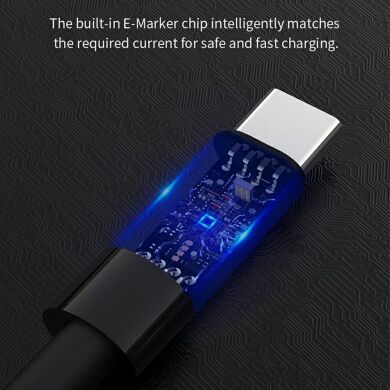 Кабель DEVIA EC317 Smart Series Type-C to Type-C 100W (5A, 1.5m) - White