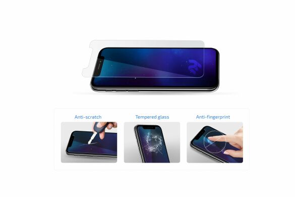 Комплект защитных стекол 3 в 1 2E Clear Glass для Samsung Galaxy A20s (A207) - Clear