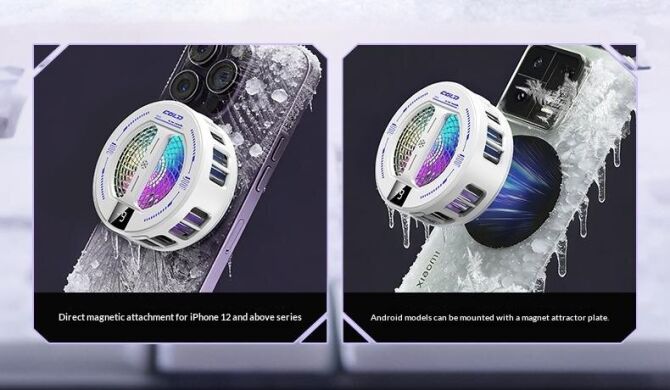 Кулер-вентилятор для смартфона Reframe K36 Gaming Cooler - Black
