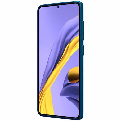 Пластиковий чохол NILLKIN Frosted Shield для Samsung Galaxy A51 (A515) - Blue