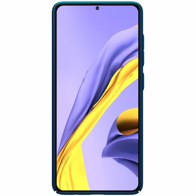 Пластиковий чохол NILLKIN Frosted Shield для Samsung Galaxy A51 (A515) - Blue
