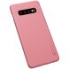 Пластиковий чохол NILLKIN Frosted Shield для Samsung Galaxy S10 Plus, Rose Gold