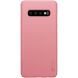 Пластиковий чохол NILLKIN Frosted Shield для Samsung Galaxy S10 Plus, Rose Gold