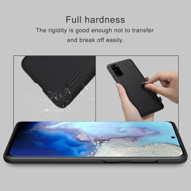 Пластиковый чехол NILLKIN Frosted Shield для Samsung Galaxy S20 (G980) - Black