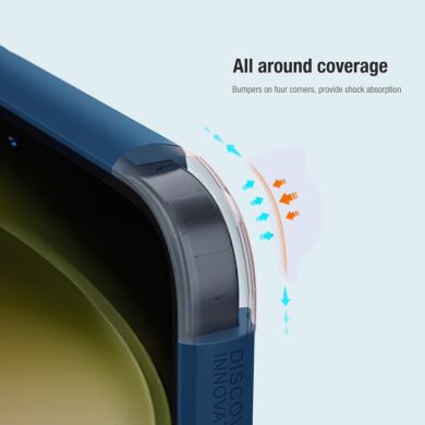Пластиковый чехол NILLKIN Frosted Shield Pro для Samsung Galaxy S23 FE - Green