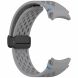 Ремешок Deexe Astra Strap для Samsung Galaxy Watch 4 / 4 Classic / 5 / 5 Pro / 6 / 6 Classic / 7 / FE - Dark Grey. Фото 3 из 7