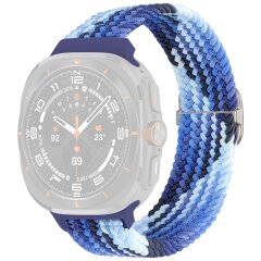 Ремешок Deexe Braided Strap для Samsung Galaxy Watch Ultra (47mm) - Colorful Blue