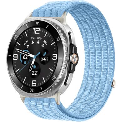 Ремешок Deexe Soft Weave для Samsung Galaxy Watch 8 (40/44mm) / 8 Classic - Baby Blue