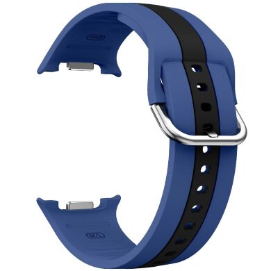 Ремешок Deexe Sport Strap для Samsung Galaxy Watch 8 (40/44mm) / 8 Classic - Blue / Black
