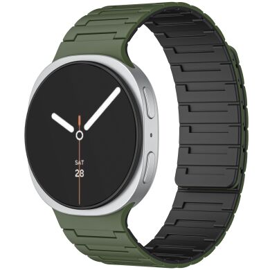 Ремешок Reframe Magnetic Band для Samsung Galaxy Watch 8 (40/44mm) / 8 Classic - Army Green / Black