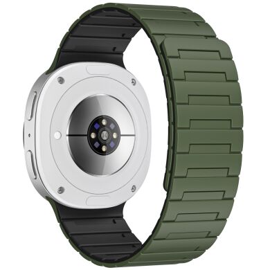 Ремешок Reframe Magnetic Band для Samsung Galaxy Watch 8 (40/44mm) / 8 Classic - Army Green / Black