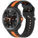Ремешок Reframe Vertical Strip для Samsung Galaxy Watch 8 (40/44mm) / 8 Classic / Ultra (2025) - Black / Orange. Фото 2 из 5