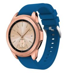 Ремінець UniCase Twill Texture для Samsung Galaxy Watch 42mm / Watch 3 41mm - Dark Blue