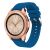 Ремешок UniCase Twill Texture для Samsung Galaxy Watch 42mm / Watch 3 41mm - Dark Blue