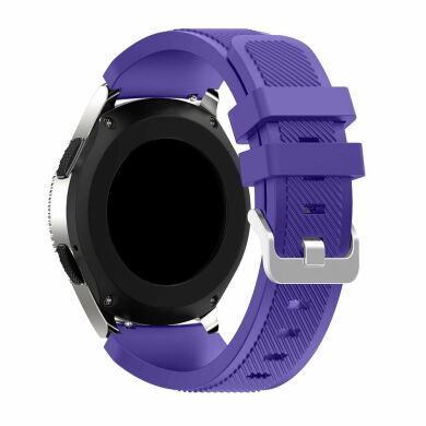 Ремешок UniCase Twill Texture для Samsung Galaxy Watch 46mm / Watch 3 45mm / Gear S3 - Purple