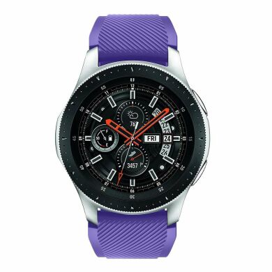 Ремінець UniCase Twill Texture для Samsung Galaxy Watch 46mm / Watch 3 45mm / Gear S3 - Purple