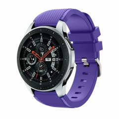 Ремешок UniCase Twill Texture для Samsung Galaxy Watch 46mm / Watch 3 45mm / Gear S3 - Purple