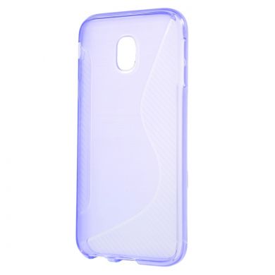 Силіконовий чохол Deexe S Line для Samsung Galaxy J3 2017 (J330) - Violet