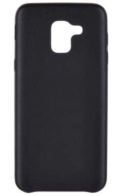 Защитный чехол 2E Leather Case для Samsung Galaxy J6 2018 (J600) - Black