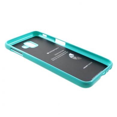 Силиконовый чехол MERCURY Glitter Powder для Samsung Galaxy J6+ (J610) - Blue