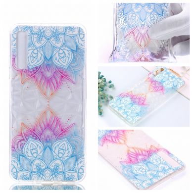 Силіконовий чохол UniCase 3D Diamond Pattern для Samsung Galaxy A7 2018 (A750) - Lotus