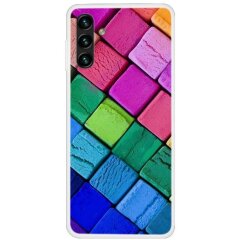 Силиконовый (TPU) чехол Deexe Life Style для Samsung Galaxy A04s (A047) / A13 5G (A136) - Colorful Block