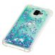 Силіконовий (TPU) чохол Deexe Liquid Glitter для Samsung Galaxy J6+ (J610) - Green