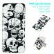 Силіконовий (TPU) чохол Deexe LumiCase для Samsung Galaxy A70 (A705) - Skulls