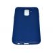 Силиконовый (TPU) чехол Deexe Matte Case для Samsung Galaxy A6+ 2018 (A605) - Dark Blue. Фото 5 из 7