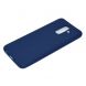 Силиконовый (TPU) чехол Deexe Matte Case для Samsung Galaxy A6+ 2018 (A605) - Dark Blue. Фото 3 из 7