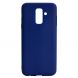 Силиконовый (TPU) чехол Deexe Matte Case для Samsung Galaxy A6+ 2018 (A605) - Dark Blue. Фото 2 из 7