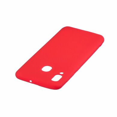 Силиконовый (TPU) чехол Deexe Matte Case для Samsung Galaxy M20 (M205) - Red
