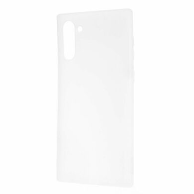 Силіконовий (TPU) чохол Deexe Matte Case для Samsung Galaxy Note 10 (N970) - White