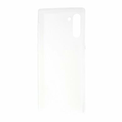 Силиконовый (TPU) чехол Deexe Matte Case для Samsung Galaxy Note 10 (N970) - White