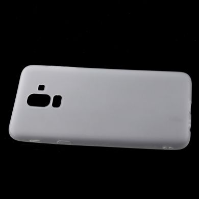 Силіконовий (TPU) чохол Deexe Matte для Samsung Galaxy J8 2018 (J810) - Transparent