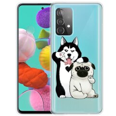Силіконовий (TPU) чохол Deexe Pretty Glossy для Samsung Galaxy A33 - Two Dogs