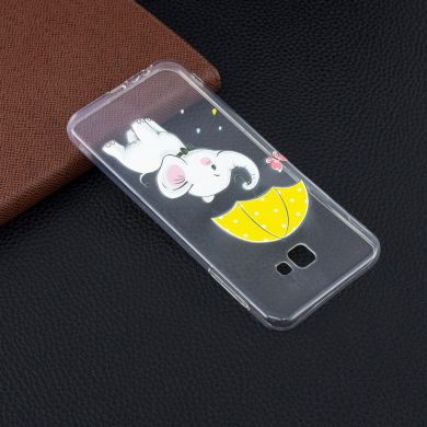 Силіконовий (TPU) чохол Deexe Pretty Glossy для Samsung Galaxy J4+ (J415) - Elephant Holding an Umbrella