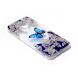 Силиконовый (TPU) чехол Deexe Pretty Glossy для Samsung Galaxy J6 2018 (J600) - Blue Butterfly. Фото 2 из 4