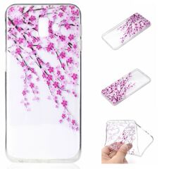 Силіконовий (TPU) чохол Deexe Pretty Glossy для Samsung Galaxy J6+ (J610) - Cherry Blossom