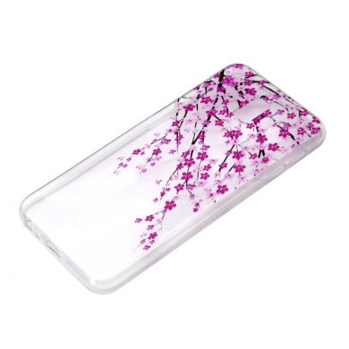 Силіконовий (TPU) чохол Deexe Pretty Glossy для Samsung Galaxy J6+ (J610) - Cherry Blossom
