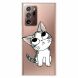 Силиконовый (TPU) чехол Deexe Pretty Glossy для Samsung Galaxy Note 20 Ultra (N985) - Cute Cat. Фото 1 из 5