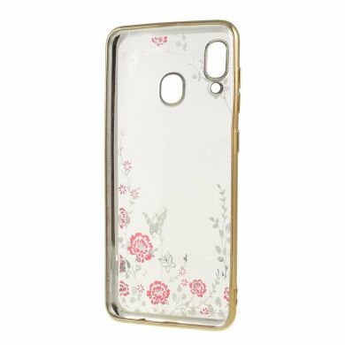 Силіконовий (TPU) чохол Deexe Shiny Cover для Samsung Galaxy A30 (A305) / A20 (A205) - Gold