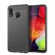 Силіконовий (TPU) чохол MOFI Carbon Fiber для Samsung Galaxy A30 (A305) / A20 (A205) - Grey