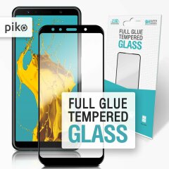 Защитное стекло Piko Full Glue для Samsung Galaxy A7 2018 (A750) - Black