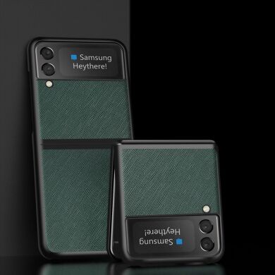 Захисний чохол Deexe Arkane Shell (FF) для Samsung Galaxy Flip 3 - Green