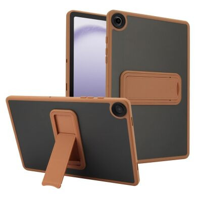 Защитный чехол Deexe Crystal Kickstand для Samsung Galaxy Tab A9 Plus (X210/216) - Gold