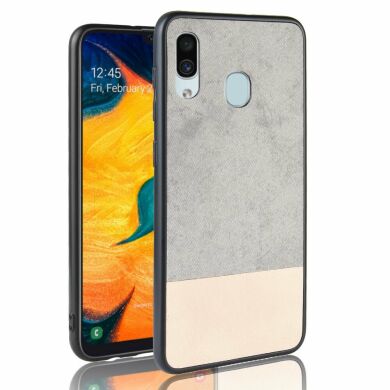 Защитный чехол Deexe Elegant Series для Samsung Galaxy A30 (A305) - Grey